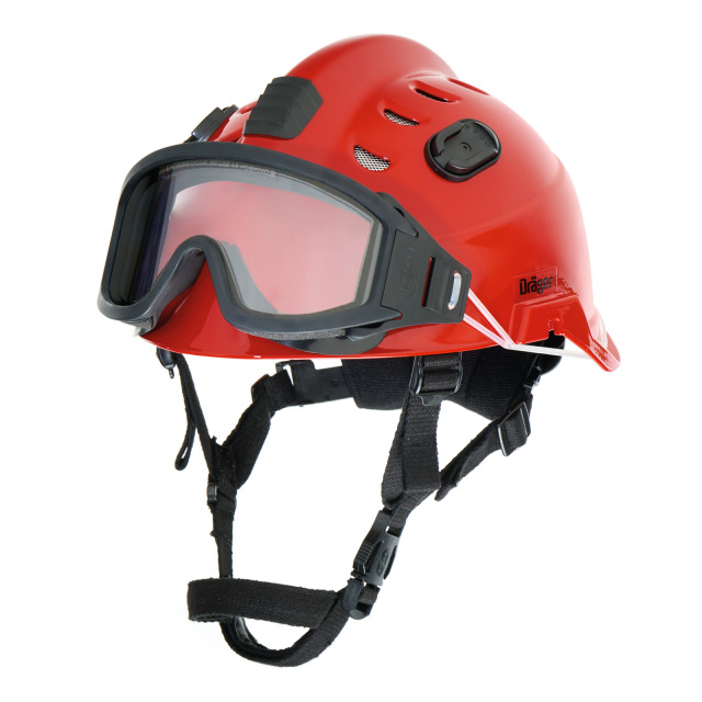 Schutzhelm DRÄGER HPS 3500 Basis - rot - inkl. Augenschutzbrille