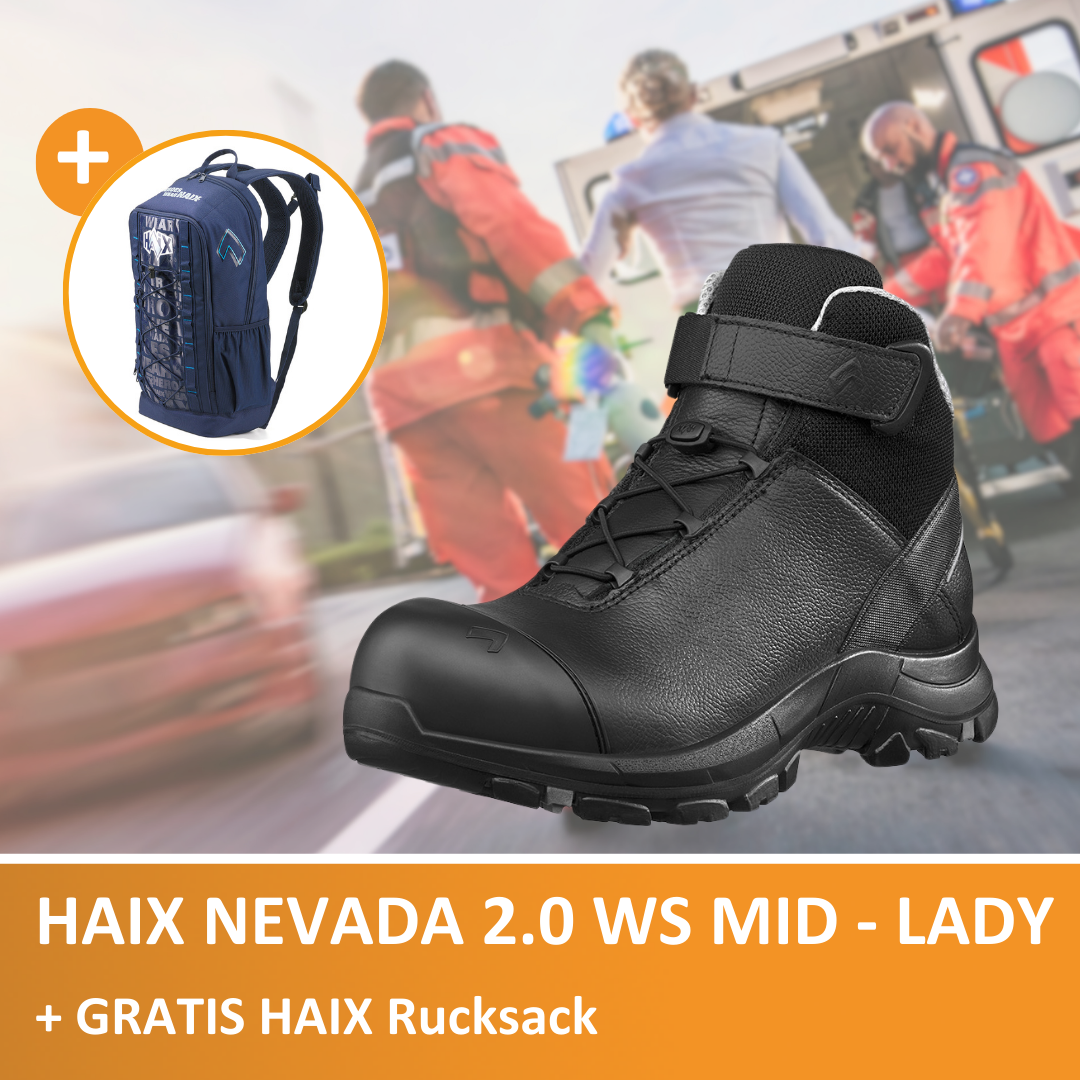 Rettungsdienst-Schnürstiefel HAIX NEVADA 2.0 Ws MID